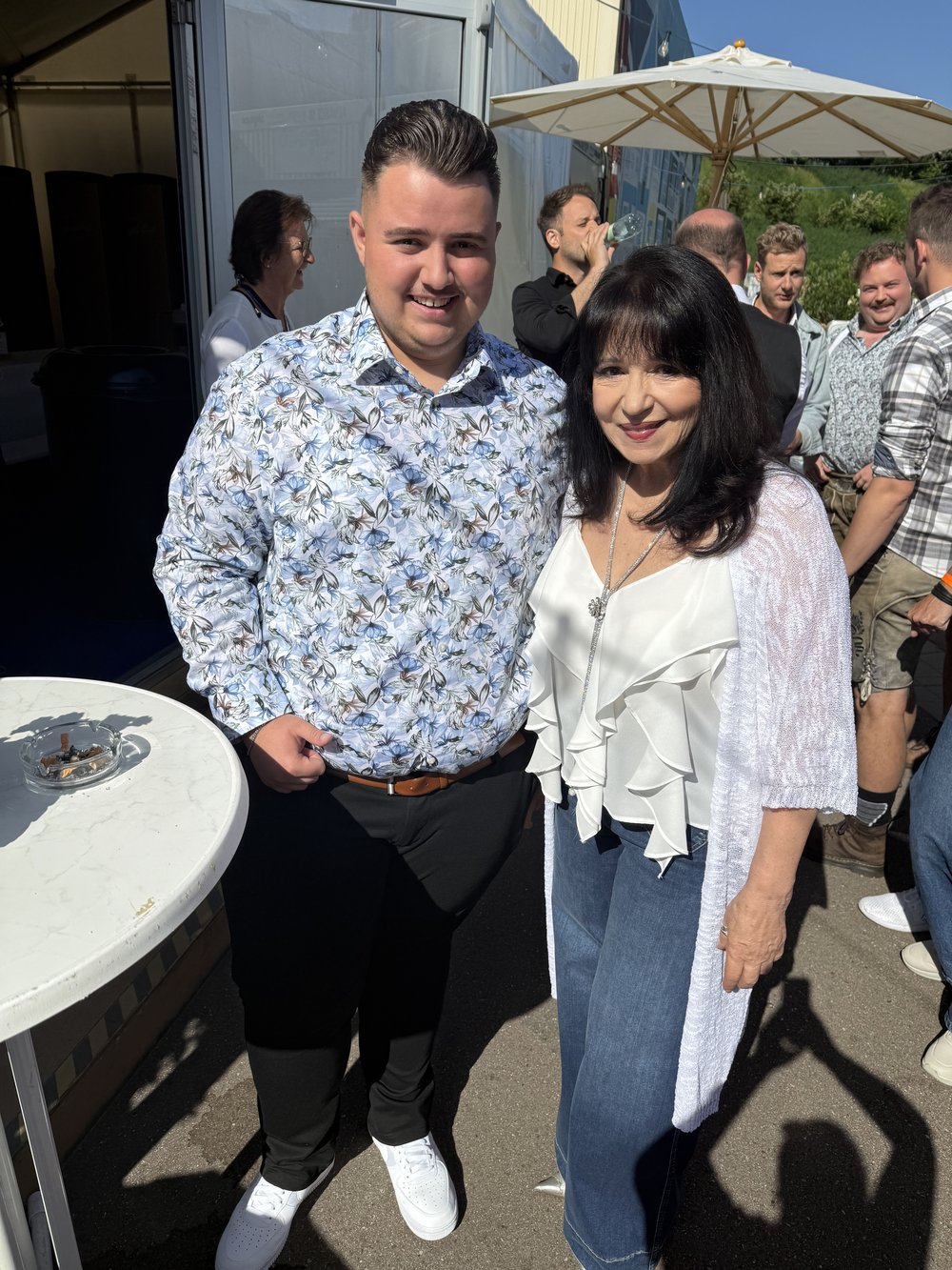 Marvin Markel mit Gast