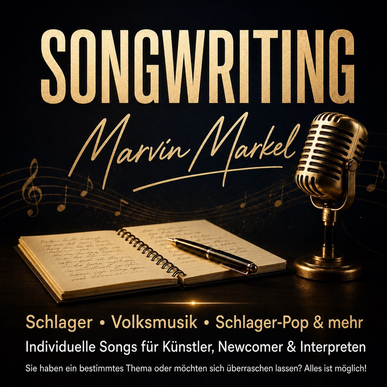 Marvin Markel – Songwriting: maßgeschneiderte Songs für Künstler
