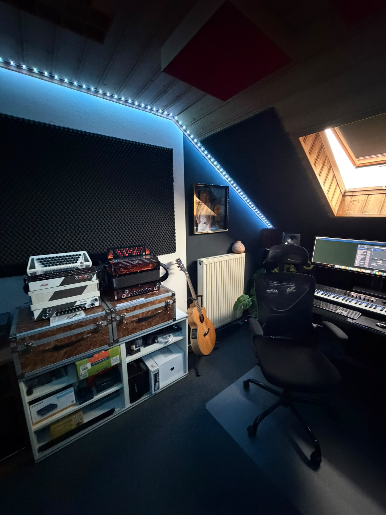 Marvin Markel im Tonstudio