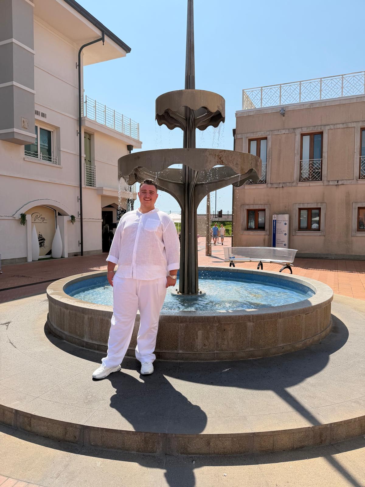 Marvin Markel beim Videodreh in Italien